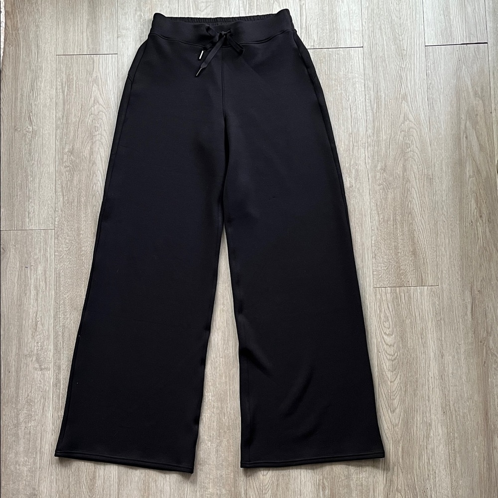 SPANX Black Wide-Leg Pants